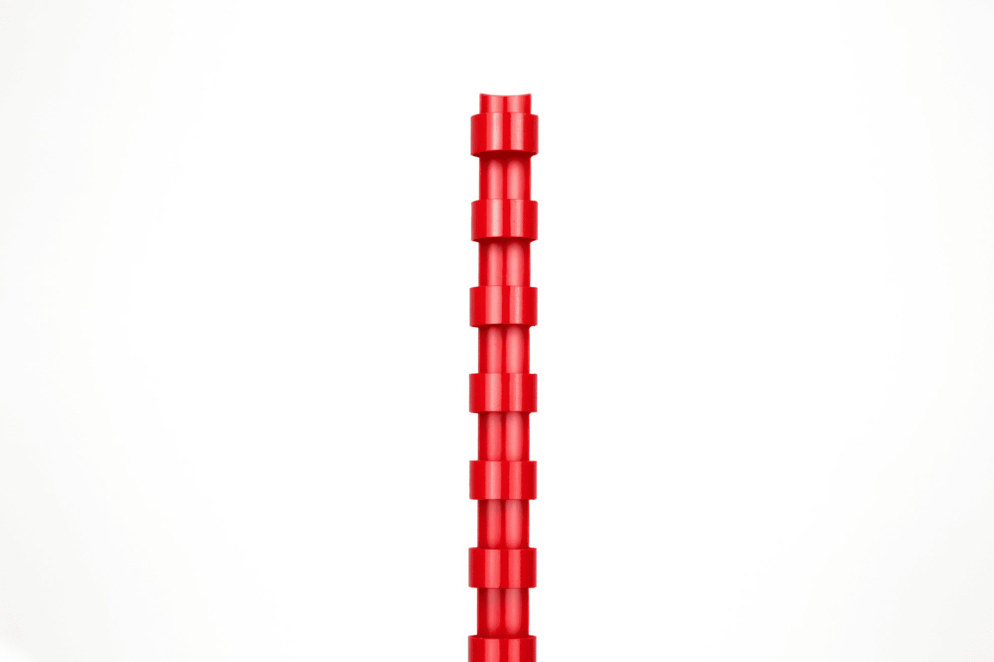 Buy 3/8 Red 15 Ring Half Size Plastic Binding Combs - 100pk (PC380RDH)