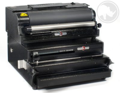 Rhin-O-Tuff Onyx HD4170 Heavy Duty Coil Inserter Mounted on OD4012