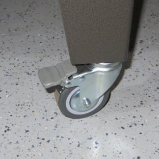 Excel PP-48ST All-in-One Sealer/Shrink Chamber Machine Locking Casters