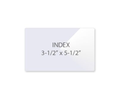 Index/File Card Size Laminating Pouches