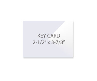 Key Card Size Laminating Pouches
