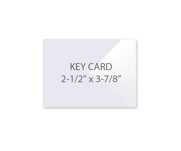 Key Card Size Laminating Pouches