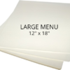 Large Menu Size Laminating Pouches