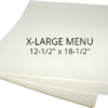 X-Large Menu Size Laminating Pouches