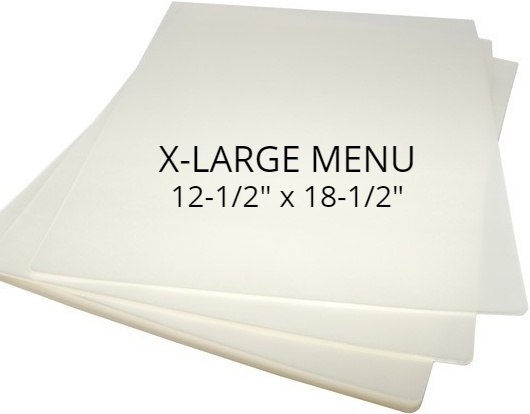 X-Large Menu Size Laminating Pouches