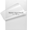 Matte Legal Size Laminating Pouches