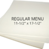 Regular Menu Size Laminating Pouches