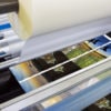 Printing machine detail of laminator